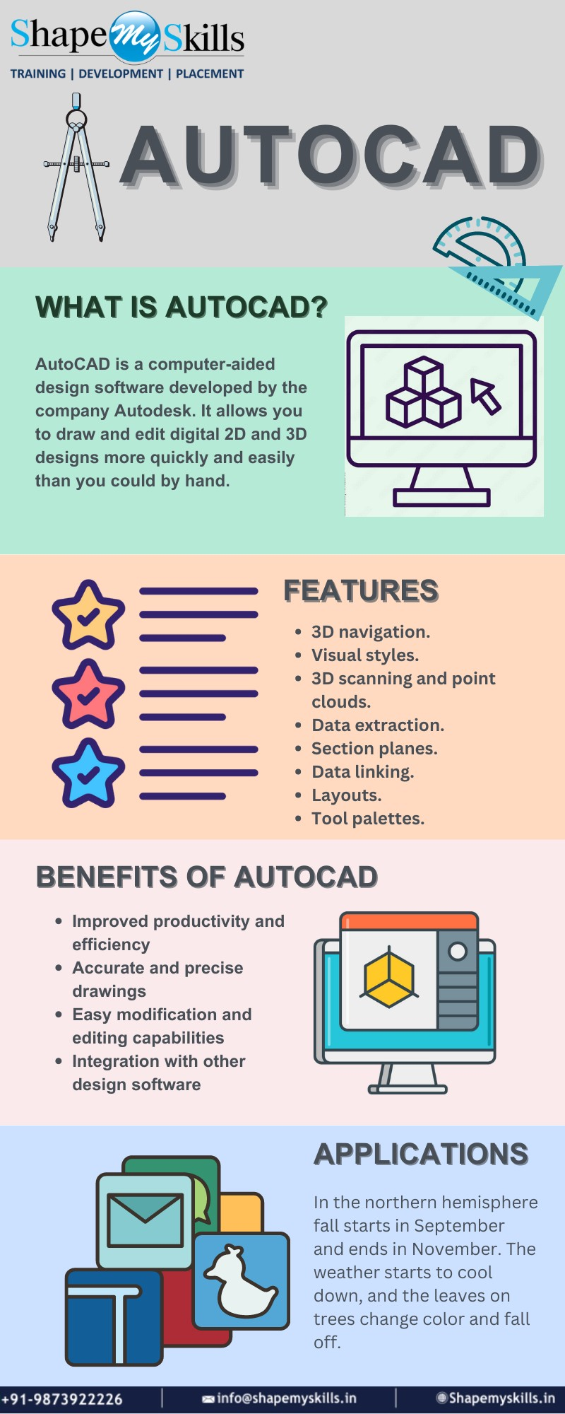 Fast Track your career with AutoCAD in Noida by ShapeMySkills